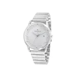 Pierre Cardin meeste k&auml;ekell CLC.6001 43mm roostevaba teras kvartsanaloog must sihverplaat nahkrihm