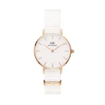 DANIEL WELLINGTON Petite Melrose naiste k&auml;ekell 28mm roosakuldse v&otilde;rkk&auml;ev&otilde;ruga DW00100313