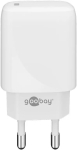 Goobay 65406 vahelduvvoolulaadur USB USB-C 5 V k&otilde;rvaklappidele, s&uuml;learvutitele, nutitelefonidele