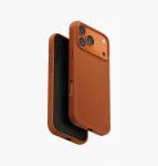 UNIQ Lino &uuml;mbris iPhone 17 Pro Maxile, MagClick laadimine, oranž