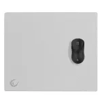 Rampage Vision Glass Mouse Pad XL 450 &times; 400 mm Micro-etched Grey