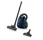 Silindervormiga tolmuimeja Bosch Serie 2 BGBS2BU1T &mdash; 850 W, 3,5 L tolmukott, 8 m t&ouml;&ouml;raadius, sinine