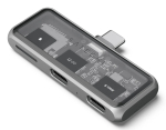 S&uuml;learvuti dokk Satechi ST-HXRSDM &mdash; USB 3.2 Gen 2 USB-C dokkimine 100W PD-ga, MicroSD-lugeja, hall