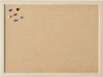 MAGNETOPLAN HOLTZ korktahvel puitraamiga 800 x 600 mm, looduslik kork, seinale kinnitatav teadetetahvel m&auml;rkmete, memode ja fotode jaoks (121923)