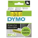 DYMO autentsed D1 sildid | Must tr&uuml;kk kollasel lindil | 12 mm x 7 m | Isekleepuvad sildid LabelManageri sildivalmistajatele | Valmistatud Euroopas