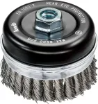 KWB AGGRESSO-FLEX&reg; kausshari, punutud, krimpsutatud HSS-terastraadist, 75 mm, M14 keere, nurklihvijatele, 1 tk (719226)