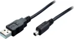 SHIVERPEAKS USB 2.0 Mini kaabel, USB-A isane - Mini USB-B isane, 2,0 m, must 11004996