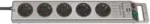 Brennenstuhl 1153340115 pikendusjuhe Super-Solid Line 5-suunaline 2,5 m H05VV-F 3G1,5, h&otilde;bedane (1153340115)