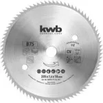 KWB 587511 ketassaetera 205 mm x 18 mm ava, 40 hammast, TCT, puidule