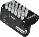 Wera Bit-Check BC 12 Wood 2 kruvikeeraja otsakute komplekt, 12-osaline, 1/4 tolli kuuskantajam, 25 mm otsakud, BiTorsion, PH/PZ/TX 05057422001