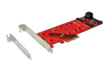 EXSYS EX-3660 M.2 SATA III adapterkaart - B-Key/B+M Key, 6 Gbps, toetab 2230/2242/2260/2280