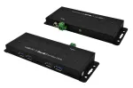 EXSYS EX-1247HMVS 7-pordiline USB 3.2 Gen 2 t&ouml;&ouml;stuslik jaotur DIN-liistu kinnitusega