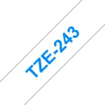Brother TZE-243 silditeip sinine valgel