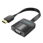 Vention lame HDMI-VGA muundur 0,15 m must VGA D-Sub HDMI A-t&uuml;&uuml;p