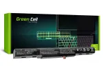 Aku Green Cell AC51 Acer Aspire E15/E17 jaoks &mdash; Li-Ion 14,8 V 2200 mAh 4-elemendiline, must