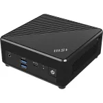 MSI Cubi N ADL S-078EU Intel&reg; N N100 4 GB DDR4-SDRAM 128 GB SSD Windows 11 Pro Mini-arvuti Must