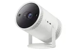 Samsung The Freestyle 2. p&otilde;lvkonna SP-LFF3CLAXXXH kaasaskantav DLP LED projektor, Full HD 1080p, 230 ANSI lumenit, Wi-Fi 5, Bluetooth 5.2, HDR10+, 5 W RMS, valge