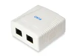 Surface Mount Box Equip 2-Port Cat.6 235214