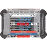 L&ouml;&ouml;gipuuride ja otsakute komplekt Bosch PRO 35-osaline 2608522518 &mdash; erinevad puuri- ja kruvikeeramisotsakud metallile, puidule, m&uuml;&uuml;ritisele