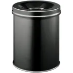 Round Steel Bin Durable 3305-01 15L