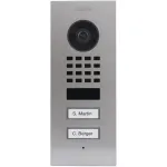 Video uksekell DoorBird D1102V V2A roostevabast terasest 2 kutsunupuga