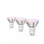 Philips Hue Valge and colour ambience Essential GU10 &ndash; nutikas prožektor &ndash; 345 lm &ndash; 4,7 W &ndash; 3 kaupa