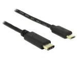 USB-kaabel DeLOCK 2m USB2.0-C USB2.0 Micro-B must