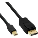 InLine Mini DisplayPorti ja DisplayPorti &uuml;henduskaabel must 1,5 m