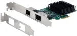 V&otilde;rguadapter Exsys EX-60112 PCIe 2,5 Gigabit, kahe pordiga