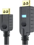 PureLink OneAV PI2010-125 - HDMI-kaabel Etherneti toega - HDMI isane HDMI isasesse - 12.5 m - kolmekordne isolatsioon - must - &uuml;mar, aktiivne (PI2010-125