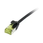 patch-kaabel RJ45, CAT6A 500Mhz, 0,15m, must, U/FTP, &otilde;hukeline &uuml;mmargune d=3,8mm, TPE/LSZH(Superflex), AWG32, Cat.7 toorkabliga, Synergy 21 (S217310V3)