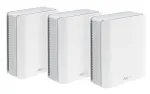 ASUS ZenWiFi BT8 kolmeribalise v&otilde;rgusilmaruuteriga (2,4 GHz / 5 GHz / 6 GHz) Wi-Fi 7 (802.11be) Valge 3 sisemist