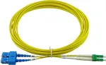 BlueOptics Duplex LWL patch-kaabel LC-APC/SC-UPC OS2 5m sinine