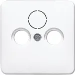 Satelliidi/TV/raadio seinapistikupesa JUNG CD 561 SAT WW valge, termoplast, SAT+TV+raadio pistikupesa