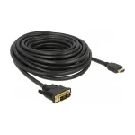 Videokaabli adapter DeLOCK 85587 10 m HDMI Type A DVI-D Must