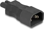 DeLOCK toiteadapter IEC 60320 - C14 kuni C7 pistikupesa 2,5 A must