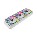 Korpuse ventilaatorid THERMALTAKE TS120 EX RGB Valge 120mm (3 tk pakend) arvuti jahutuseks, PWM-&uuml;hilduv