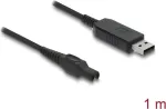 USB-laadimiskaabel DELOCK 15 V elektriliste pardlite jaoks, &uuml;hildub Philips OneBlade Pro 360 HQ7 HQ8 HQ9
