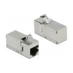 DeLOCK Keystone moodul RJ45 pistikupesa RJ45 pistikupesasse Cat.6A 90&deg; nurga all