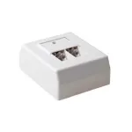 ACT FA5007 pealtpaigaldatav karp, 2 porti, saksa stiilis, CAT5E, varjestatud