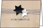 Sigel DS079 j&otilde;ulukaart Christmas Wrapping, A6 (148x105 mm), 220 g l&auml;ikiv papp, tekst Merry Christmas, 1 tk
