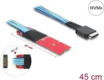 DELOCK 64360 konverter M.2 Key M &rarr; 1&times; OCuLink SFF-8611, 45 cm kaabel