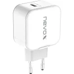 nevox 20W USB-C PD laadija valge toiteadapter