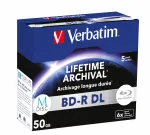 BD-R DL Verbatim MDISC 50 GB 5 tk 6x kirjutuskiirus