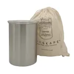 Airscape&reg; roostevabast terasest aroomikonteiner keskmine, harjatud h&otilde;be
