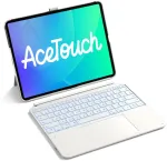 Inateck Keyboard Ace Touch iPad 13 Compatible QWERTZ White