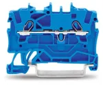 WAGO 2001-1204 4-juhiline Push-in CAGE CLAMP klemmliist, hall, 500V, 24A, 0,25-2,5 mm&sup2;, DIN-roni paigaldus