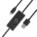 Akasa AK-CBUB58-15BK USB 2.0 kaabel - USB-A - Micro-USB-B - 1,5 m - must
