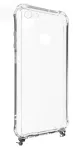 Evelatus Apple iPhone 7/8/SE 2020/SE 2022 Silicone Transparent Case with Necklace TPU Strap Gold