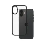 PanzerGlass CARE&trade; by &reg; Urban Combat Case l&auml;bipaistev musta raamiga iPhone 16